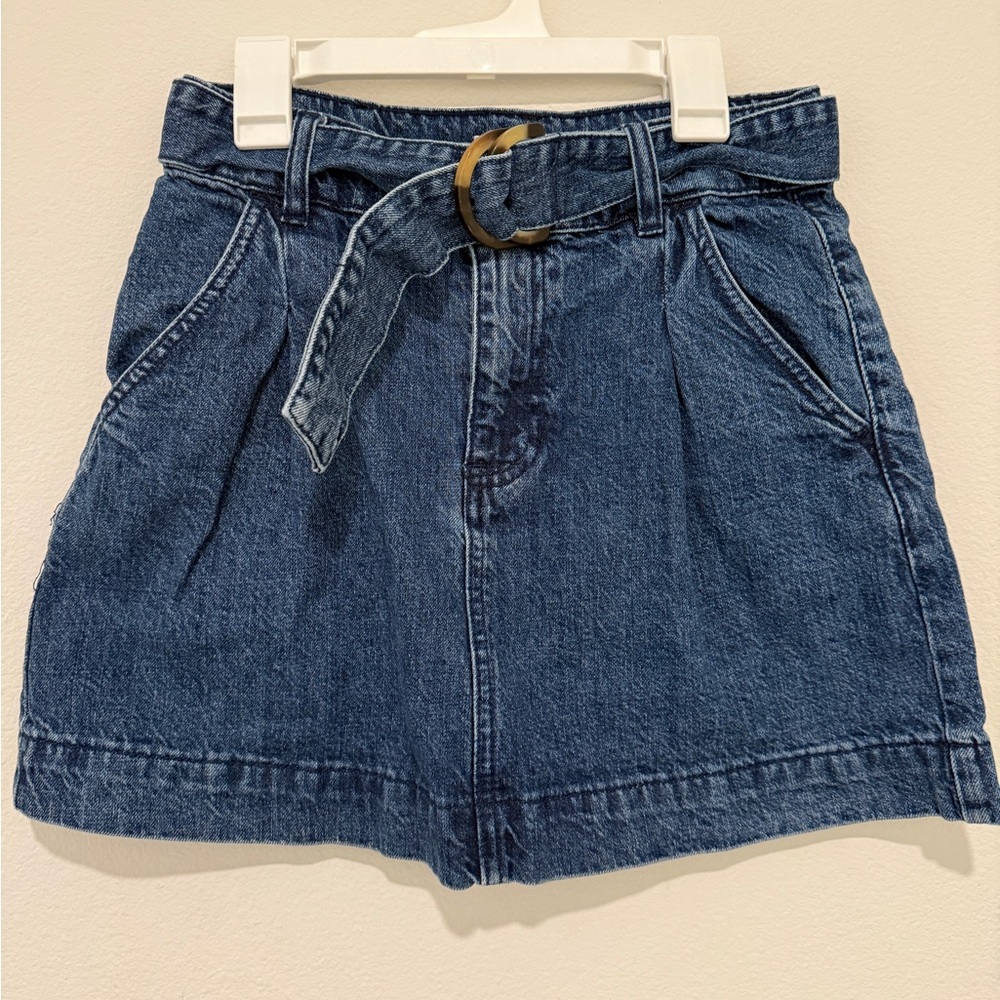 Free People Denim Mini Skirt